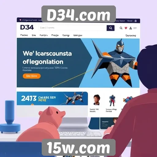 Experiência de usuário em D34.com é aprimorada